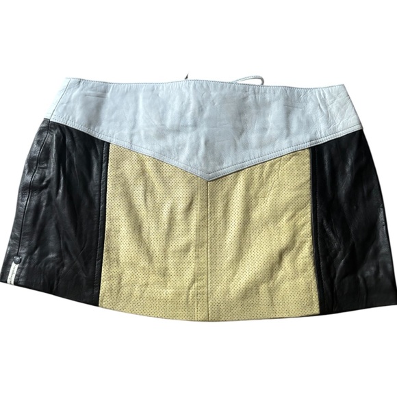 One Teaspoon Low Rise Mini Leather Skirt NWT - Picture 4 of 5